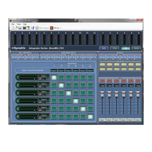 Zone Mix 761 Software