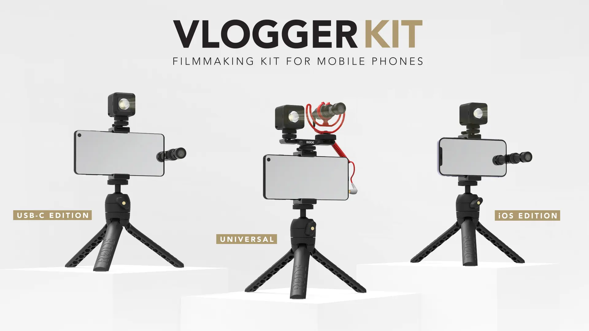 Vlogger Kit and Videomic GO II