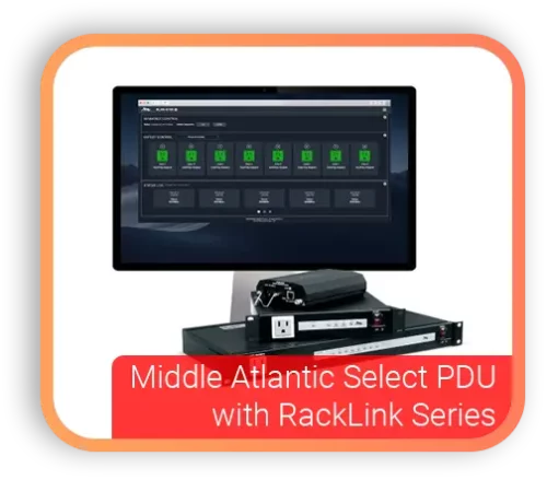 middle atlantic select pdu with racklink series Fuzion Far East